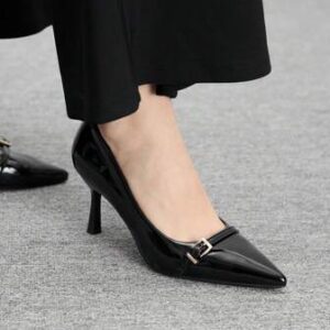 Patent pump open stap pin heel.